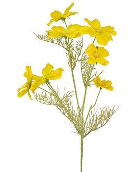 Greenmoods Kunstig Blomst Cosmos Gul 74cm