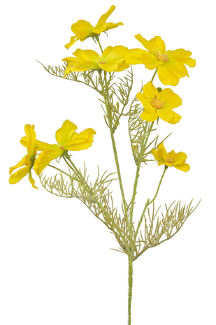 Greenmoods Kunstig Blomst Cosmos Gul 74cm