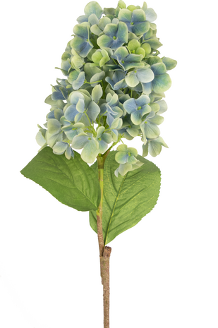 Greenmoods Kunstig Hortensia Blå 93cm