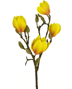 Greenmoods Kunstig Magnolia Gren Gul 50cm