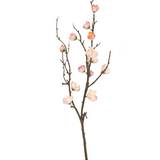 Greenmoods Kunstig Blomstergren Prunus Rosa 78cm