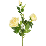 Greenmoods Kunstig Rose Deluxe Beige 68cm