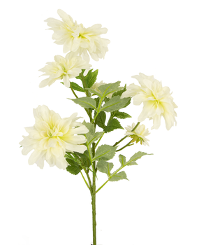 Greenmoods Kunstig Georgine Hvit 60cm