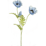 Greenmoods Kunstig Valmue Lysblå 73cm