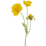 Greenmoods Kunstig Valmue Gul 73cm