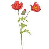 Greenmoods Kunstig Valmue Rød 73cm Greenmoods Kunstig Valmue Rød 73cm