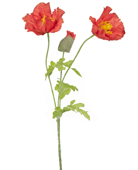 Greenmoods Kunstig Valmue Rød 73cm Greenmoods Kunstig Valmue Rød 73cm