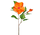 Kunstig Hibiscus Oransje 73cm