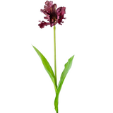 Greenmoods Kunstig blomst Fransk Parakeet Tulipan 76 cm lilla Greenmoods Kunstig blomst Fransk Parakeet Tulipan 76 cm lilla