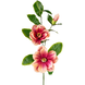Greenmoods Kunstig blomst Magnolia 84 cm rosa/hvit