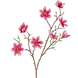Greenmoods Kunstig gren Magnolia liten blomstret 89 cm rosa