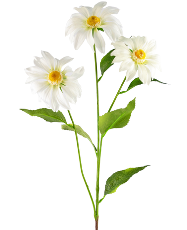 Greenmoods Kunstig blomst Daisy 76 cm hvit