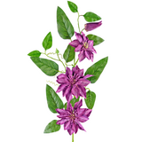 Greenmoods Kunstig Clematisblomst stor lilla 81cm Greenmoods Kunstig Clematisblomst stor lilla 81cm