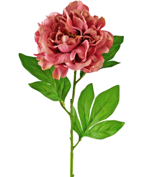 Greenmoods Kunstig blomst Peon 77 cm rosa