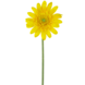 Greenmoods Kunstig Gerbera Gul 53cm