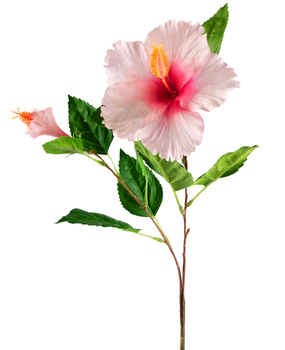 Greenmoods Kunstig blomst Hibiscus 73 cm lys rosa Greenmoods Kunstig blomst Hibiscus 73 cm lys rosa