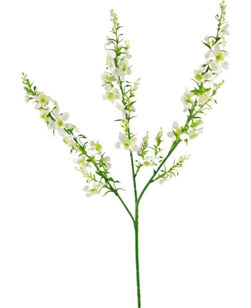 Greenmoods Kunstig blomst Kattemynte 75 cm hvit