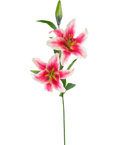 Greenmoods Kunstig blomst Lilje 85 cm rosa