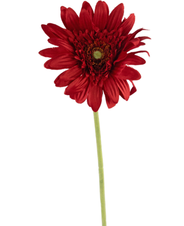 Greenmoods Kunstig blomst Gerbera 53 cm rød