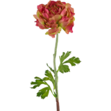 Greenmoods Kunstig blomst Ranunculus 51 cm rosa/grønn Greenmoods Kunstig blomst Ranunculus 51 cm rosa/grønn