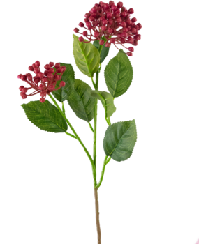 Greenmoods Kunstig blomst Hortensia 55 cm mørk rosa