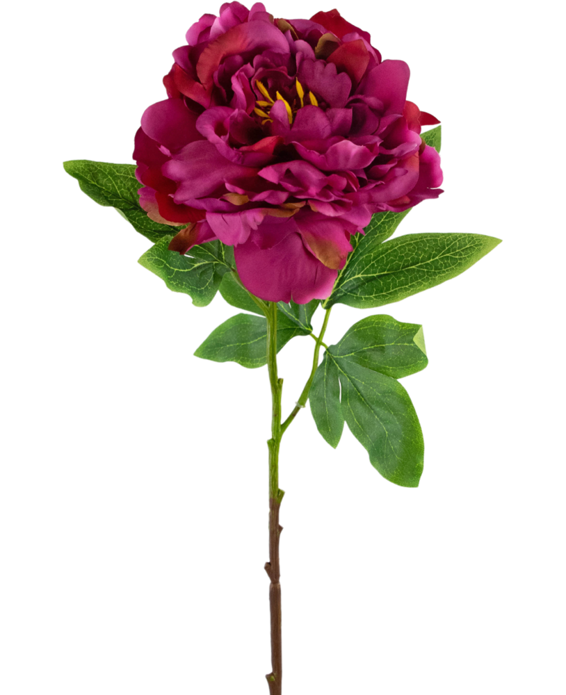 Greenmoods Kunstig blomst Peon Lilla 61cm