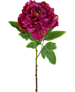 Greenmoods Kunstig blomst Peon Lilla 61cm Greenmoods Kunstig blomst Peon Lilla 61cm