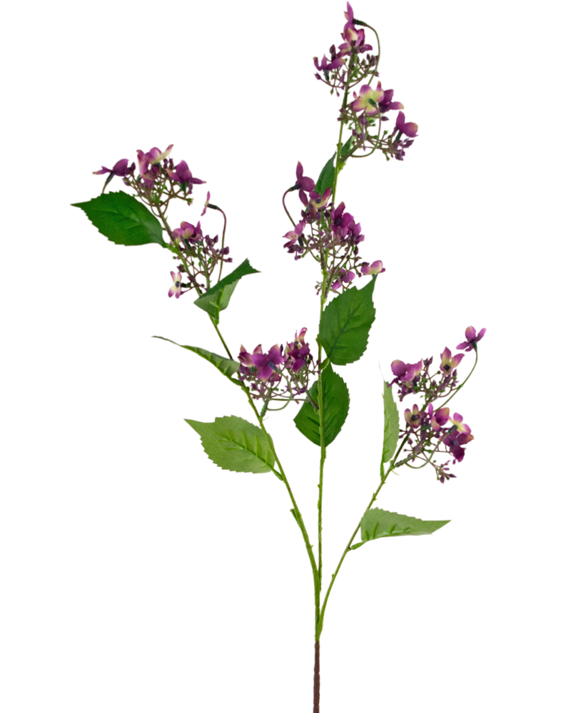 Greenmoods Kunstig blomst Wild Hortensia 93 cm lilla