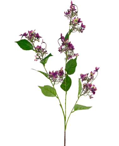 Greenmoods Kunstig blomst Wild Hortensia 93 cm lilla