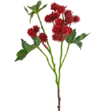 Greenmoods Kunstig Ricinusbær Vinrød 43cm Greenmoods Kunstig Ricinusbær Vinrød 43cm