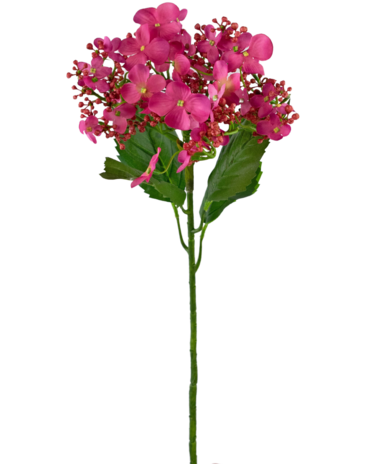Greenmoods Kunstig Sommerfuglhortensia Rosa 70cm