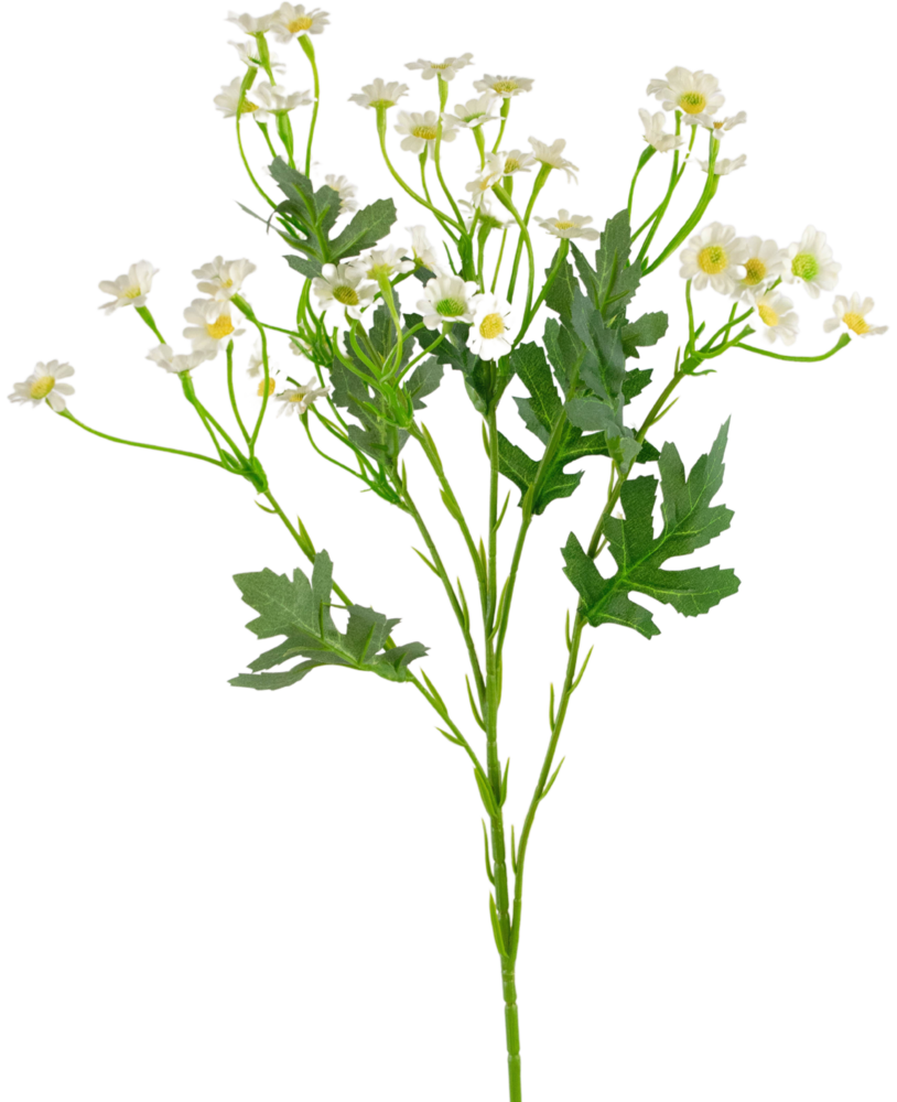 Greenmoods Kunstig Tusenfryd Mini  Hvit 61cm