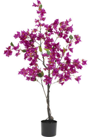Greenmoods Kunstig Bougainvillea Tre Lilla 125cm