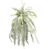 Greenmoods Kunstig hengende plante Frosted Fern på kule 97 cm Greenmoods Kunstig hengende plante Frosted Fern på kule 97 cm