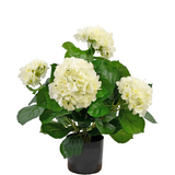 Greenmoods Kunstig plante Hortensia Hvit 43cm