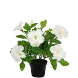 Greenmoods Kunstig Petunia i Potte Hvit 25cm