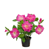 Greenmoods Kunstig Petunia i Potte Mørk Rosa 25cm