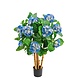 Greenmoods Kunstig Hortensia Busk Blå 85cm