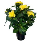 Greenmoods Kunstig Gardenia Gul 39cm