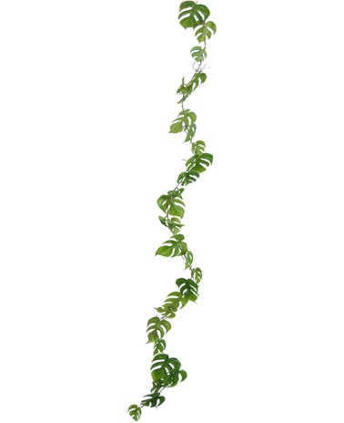 Greenmoods Kunstig Girlander Monstera 182cm