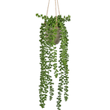 Greenmoods Kunstig hengende Senecio i potte 55cm Greenmoods Kunstig hengende Senecio i potte 55cm