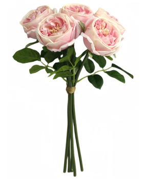 Greenmoods Kunstig Rosebukett "Carmen" Real Touch Rosa 36cm Greenmoods Kunstig Rosebukett "Carmen" Real Touch Rosa 36cm