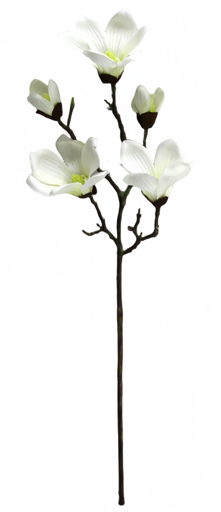 Greenmoods Kunstig Magnolia Real Touch Hvit 72cm