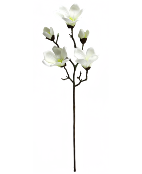 Greenmoods Kunstig Magnolia Real Touch Hvit 72cm Greenmoods Kunstig Magnolia Real Touch Hvit 72cm