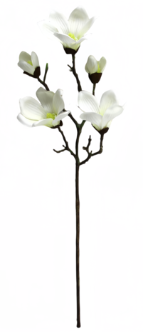 Greenmoods Kunstig Magnolia Real Touch Hvit 72cm