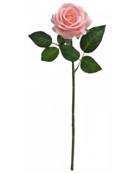 Greenmoods Kunstig Rose "Emine" Real Touch Rosa 43cm
