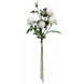 Greenmoods Kunstig Rosegren dobbel Real Touch hvit 80cm
