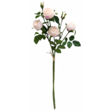 Greenmoods Kunstig Rosegren dobbel Real Touch lysrosa 80cm Greenmoods Kunstig Rosegren dobbel Real Touch lysrosa 80cm