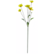 Greenmoods Kunstig Krysantemum Real Touch gul 78cm