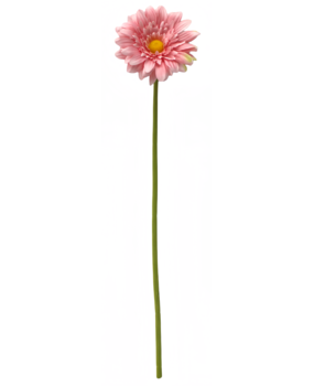 Greenmoods Kunstig Gerbera Real Touch rosa 53cm